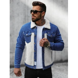 Zila džinsa jaka Biok