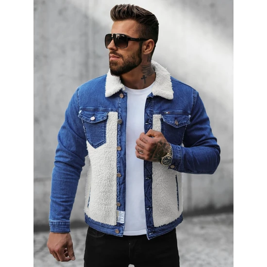 Zila džinsa jaka Biok NB/MJ533B