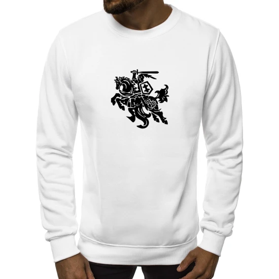 Baltos spalvos džemperis 