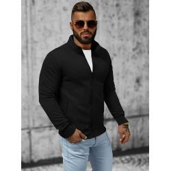 Vīriešu melns džemperis Silon