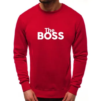 Džemperis bordo krāsas boss