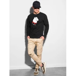 Melns džemperis Lama