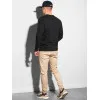 Melns džemperis No drama Lama B1153 Premium