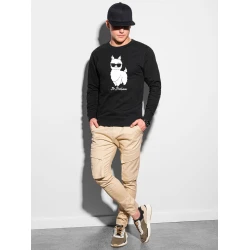 Melns džemperis No ProbLlama