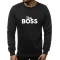 Džemperis boss melnā krāsā