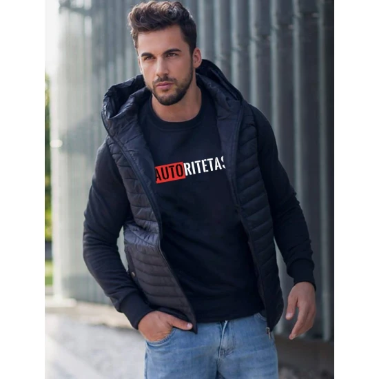 Vīriešu melns džemperis Authority 2001-10