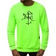 Zaļš neona vīriešu džemperis ar Vytis stilu