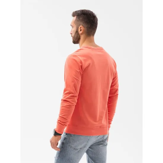Koralinės spalvos džemperis No ProbLlama B1153 Premium