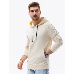 Dzeltenas krāsas džemperis ar kapuci Leko