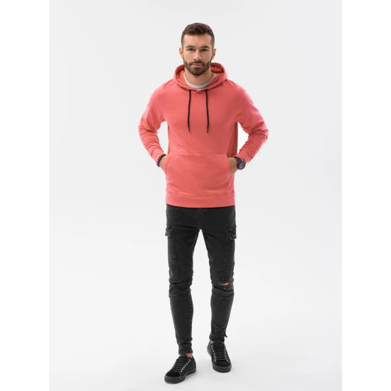 Rozā džemperis ar kapuci Leko B1154 Premium