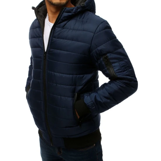 Vīriešu pavasara-rudens jaka tumši zila Nosal JS/MY13