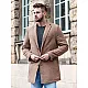 Elegants brūns vīriešu mētelis Sugal JB/1047Z