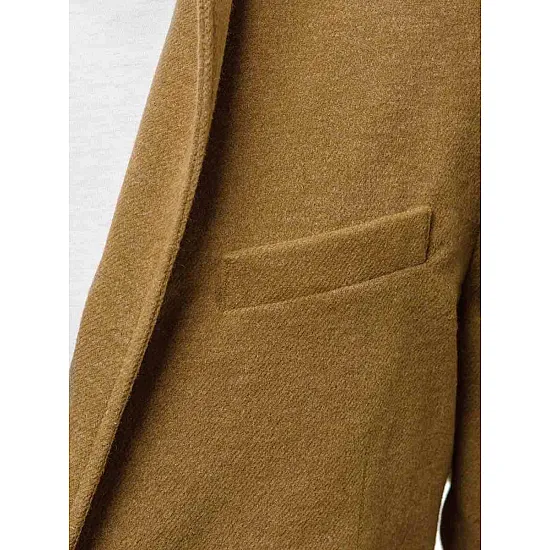 Elegants brūns vīriešu mētelis Sugal JB/1047Z