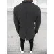 Elegants tumši pelēks vīriešu mētelis Sugal JB/1047Z