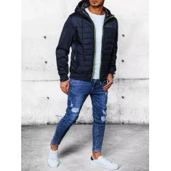 Tumši zila jaka Ober