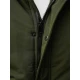 Bomber stila zaļa vīriešu jaka Lemor JS/201901