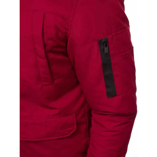Bomber stila ziemas bordo vīriešu jaka Lemor JS/201901