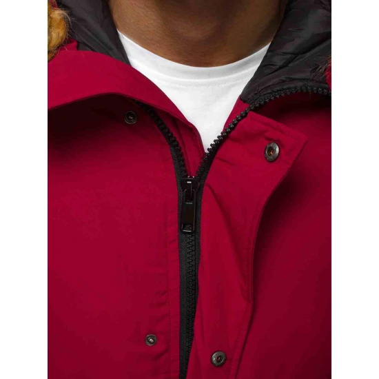 Bomber stila ziemas bordo vīriešu jaka Lemor JS/201901