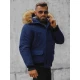 Bomber stila tumši zila vīriešu jaka Lemor JS/201901