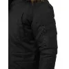 Bomber stila ziemas melna vīriešu jaka Lemor JS/201901