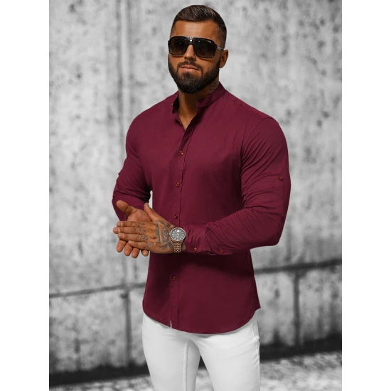 Bordo elegants krekls Oner O/V57