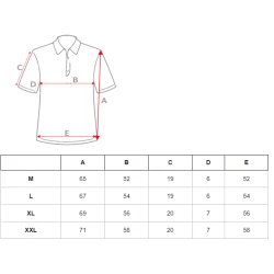 Vīriešu gaiši zils polo krekls Herb