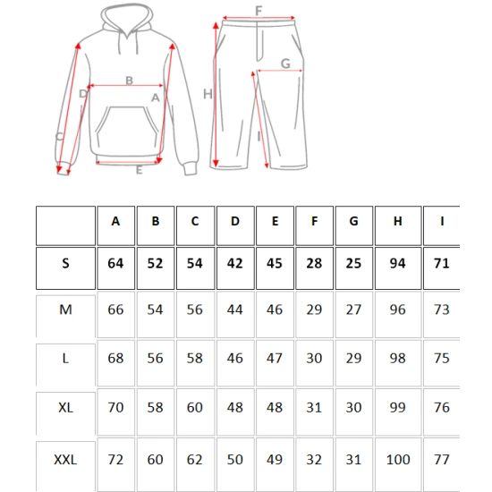 Melns vīriešu komplekts ar kapuci Zipos PK3025 Premium