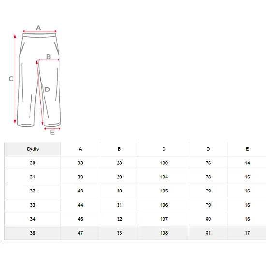 Men's black polo trousers DJ/5526