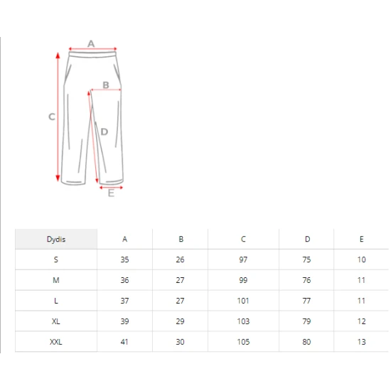 Sieviešu sarkanas ikdienas bikses Flor JS/CK01