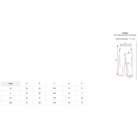 Vīriešu gaiši zilas ikdienas bikses Sergo Gadījuma bikses
