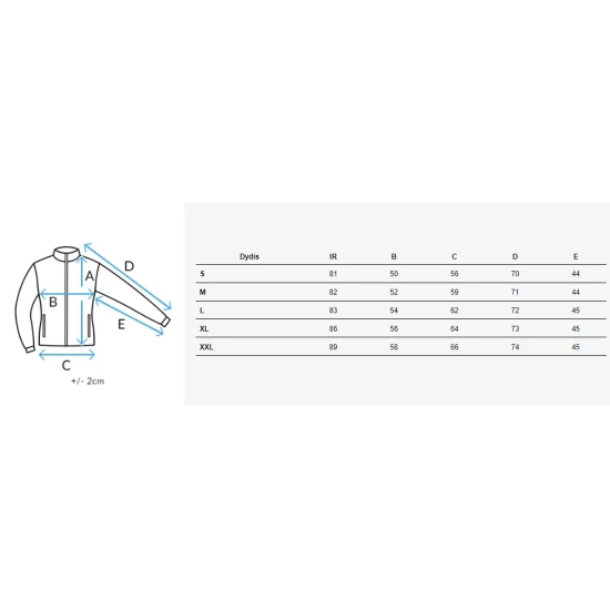 Sieviešu melna jaka Gibon JS/16M9062/392