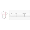 Vīriešu balts T-krekls Original RX4646