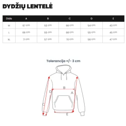 Vīriešu melns džemperis ar daudzkrāsainu apdruku Kanna