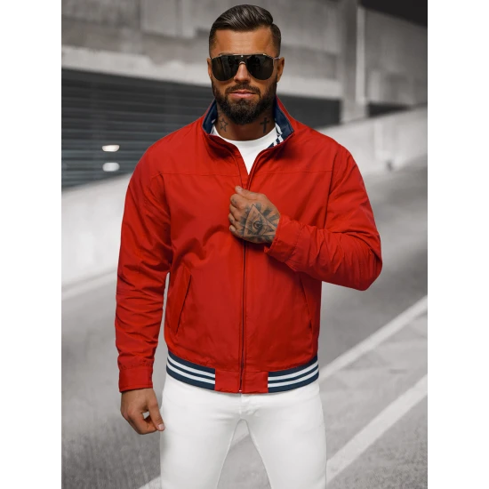 Vīriešu plānā sarkanā jaka Some JS/5M3101/270