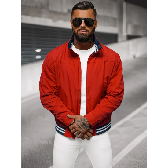 Vīriešu plānā sarkanā jaka Some JS/5M3101/270