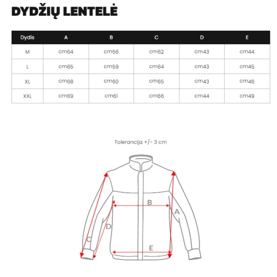 Vīriešu Bordeaux jaka Route AK95