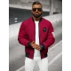 Vīriešu bordo krāsas pavasara jaka Marko JS/84M3037/06