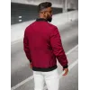 Vīriešu bordo krāsas pavasara jaka Marko JS/84M3037/06