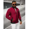 Vīriešu bordo krāsas pavasara jaka Marko JS/84M3037/06
