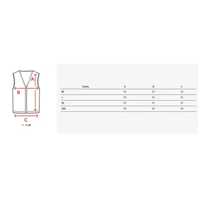 Vīriešu bordo krāsas veste Sigur TX4544