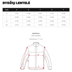 Vīriešu melna jaka Morel