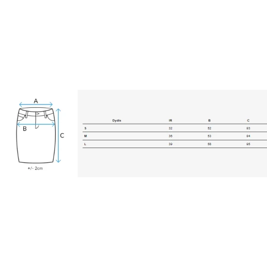 Gari smilškrāsas svārki Mersal CY0446