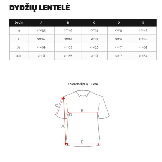 Vīriešu melns t-krekls ar rakstiem Ginger JS/8T1216/3