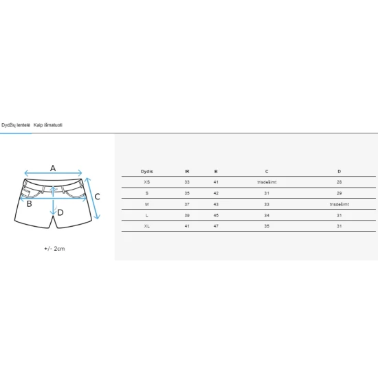 Sieviešu smilšu krāsas džinsa šorti Popglam Sporta tērpi
