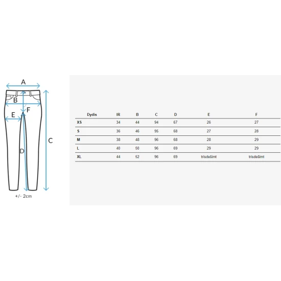 Sieviešu melni džinsi Itemo PK6565