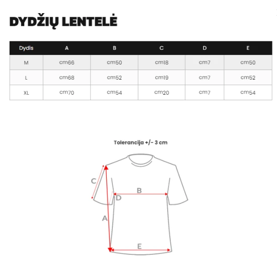 Vīriešu melns t-krekls Forever