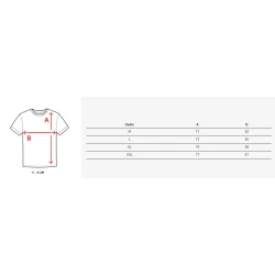 Vīriešu balts velo T-krekls