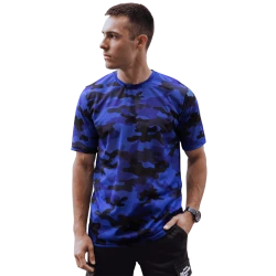 Leniks tumši zils kamuflāžas krekls