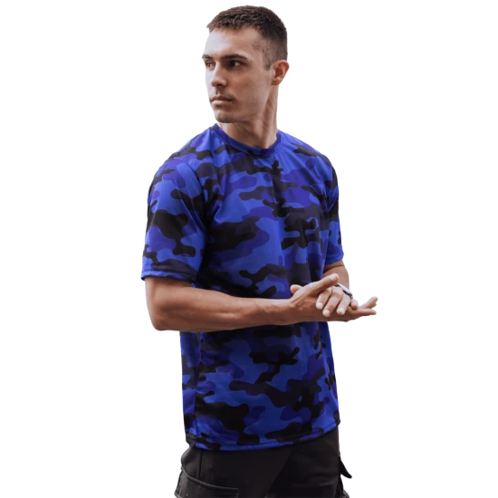 Leniks tumši zils kamuflāžas krekls RX5595