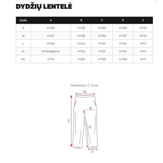 Krāsaini sieviešu legingi Mody O/D0010Z